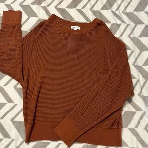 Burnt Orange Crewneck Sweater